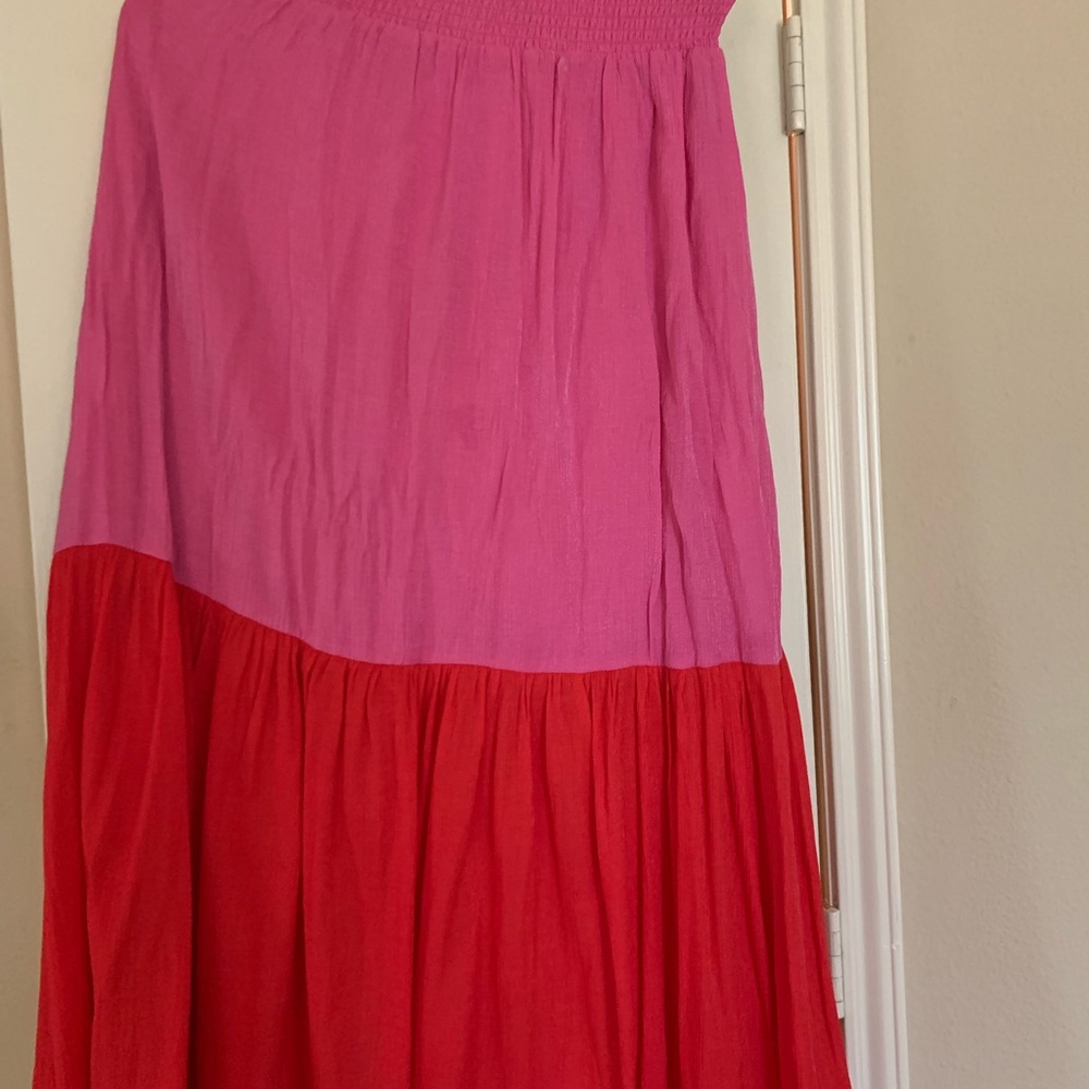 A.Calin boho top and skirt. This is a set but I bought each separate from Vici